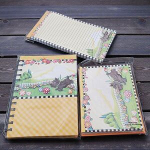 Mary Engelbreit Stationery Set Scottie Dog Journal List Pad Note Cards New